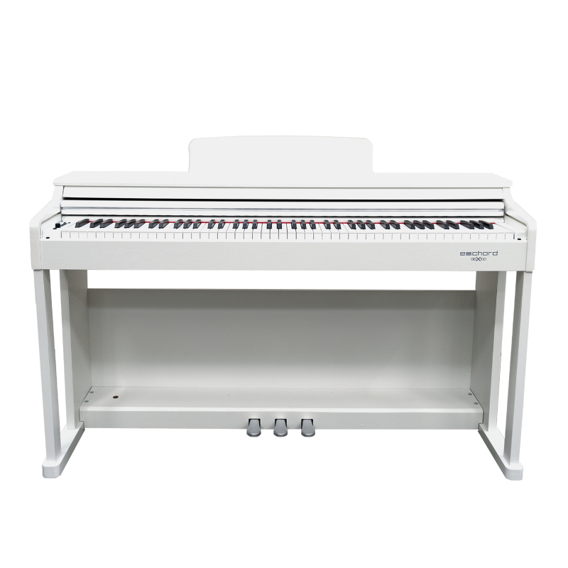 Echord Dpx100W Pianoforte Digitale con mobile 88 Tasti Pesati Bianco Lucido