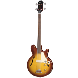 Epiphone Jack Casady Fretless Bass Aged Royal Tan