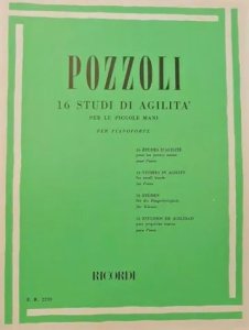 Ricordi Pozzoli 16 Studi Di Agilita' Per Le Piccole Mani - Pianoforte