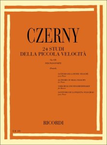 Ricordi Czerny 24 Studi Della Piccola Velocità OP 636 - Pianoforte