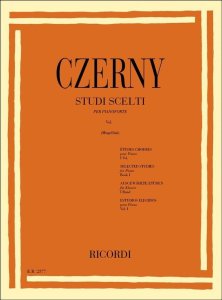 Ricordi Czerny Studi Scelti per Pianoforte Vol. II