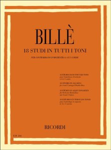 Ricordi Billè Nuovo Metodo per Contrabbasso pt I