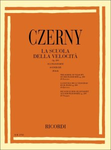 Ricordi Czerny Scuola Della Velocità Op 299