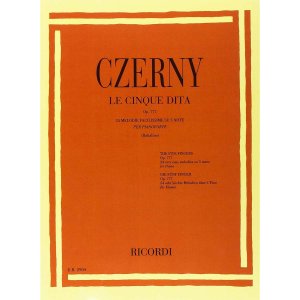 Ricordi Czerny Le Cinque Dita OP 777