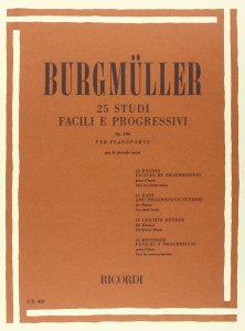 Ricordi Burgmüller 25 Studi Facili e Progressivi op. 100