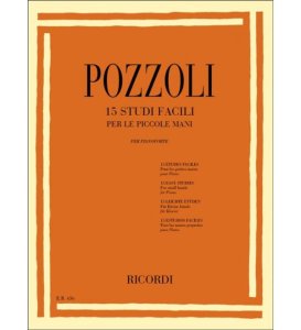 Ricordi Pozzoli 15 Studi Facili Per Le Piccole Mani - Pianoforte