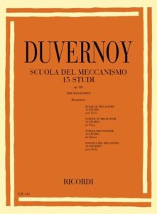Ricordi Duvernoy Scuola del Meccanismo 15 Studi Op.120
