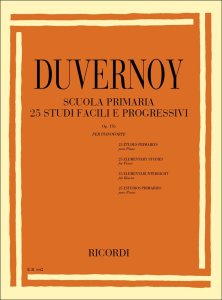 Ricordi Duvernoy Op 176 Scuola Primaria 25 Studi Facili E Progressivi