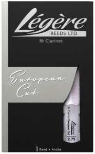 Legere Bb Clarinet  European Cut 2,75 Reed