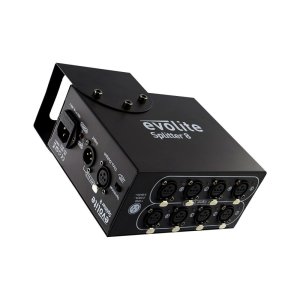 Evolite Splitter 8  8 Channel DMX Splitter Booster e Amplifier for Long Distance
