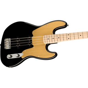 Squier Paranormal Jazz Bass 54 Gold Anodized Pickguard Black