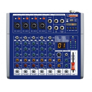 Audiodesign Pamx1411SC Mixer Professionale Usb Bt Pc 16 Effetti