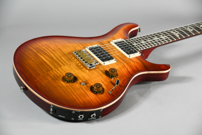 PRS Custom 24 Piezo Pattern Thin Dark Cherry Burst