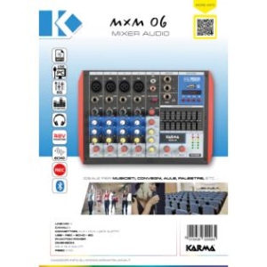 Karma MXM06 Mixer Microfonico 6 Canali