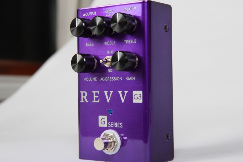Revv G3 Preamp Overdrive Distortion Pedal Purple