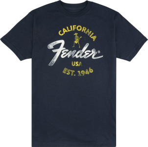 Fender Baja Blue T-Shirt Blue XX-Large