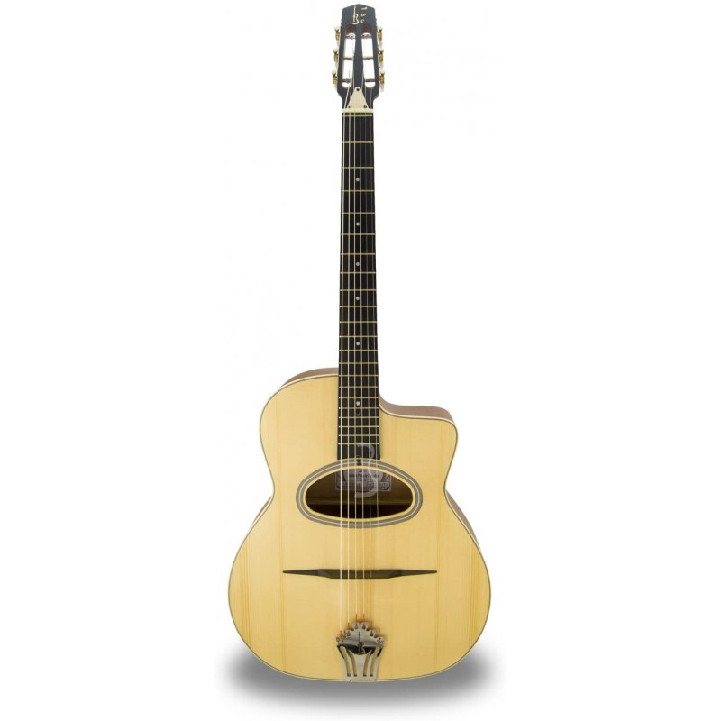 Apc Jmd100 Chitarra Acustica Manouche Naturale Satinata