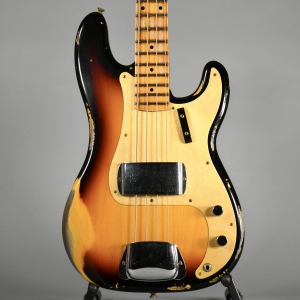 Fender Custom Shop 58 Precision Bass Heavy Relic Maple Neck 3 Tone Sunburst