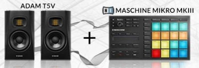 NATIVE INSTRUMENTS MASCHINE MIKRO MK3 + ADAM T5V (PRODUCER BUNDLE)