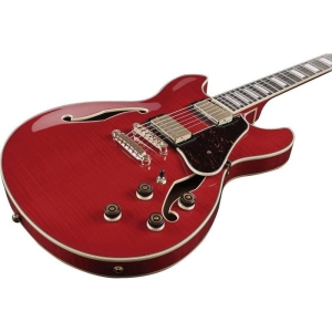 Ibanez As93Fmtcd Transparent Cherry Red