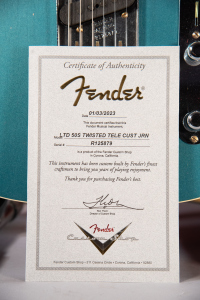 Fender LTD 50s Twisted Tele Custom Journeyman Relic Aged Ocean Turquoise