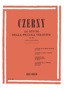 Czerny - 24 Studi della piccola velocità, Op.636