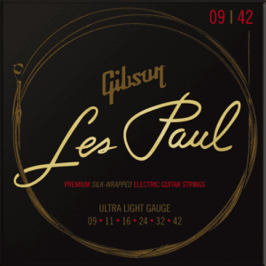 Gibson Les Paul Premium Electric Guitar Strings Ultra Light 09-42