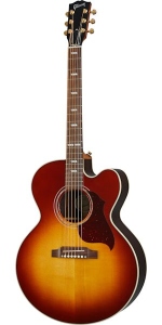 Gibson J185EC Modern Rosewood Burst Chitarra Acustica Elettrificata