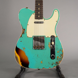 Fender Custom Shop Built 1960 Telecaster Heavy Relic Faded Aged Sea Foam Green