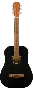 Fender Fa15 Chitarra Acustica 3/4 Black