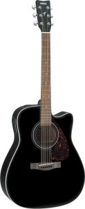 Yamaha Fx370Cbl Acustica Elettrificata Black