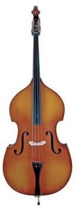 Gewa Contrabbasso 3/4 Basic Line Solid Top con Piano in Abete Massello