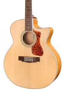 Guild F2512CE Deluxe Maple 12 String Blond Natural