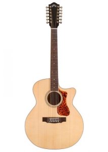 Guild F2512CE Deluxe Maple 12 String Blond Natural