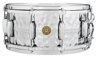 Gretsch G4164HB Rullante 14x6,5" USA Metal Hammered Chrome Over Brass