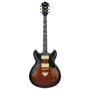 Ibanez AS93QMSP Dark Brown Sunburst