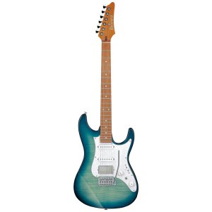 Ibanez AZ22S1F Transparent Turquoise Burst