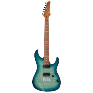 Ibanez AZ24S1F Transparent Turquoise Burst