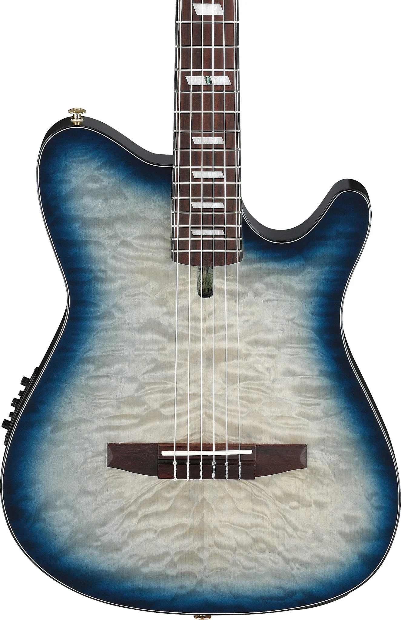 Ibanez FRH20QMNCTL Cosmic Blue Sunburst Low Gloss