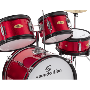 Soundsation Jdk100Mr Batteria Junior 5 Pz Metallic Red