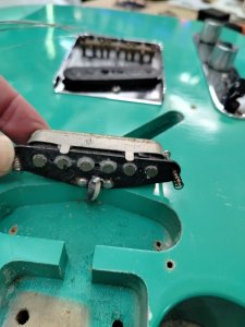 telecaster assemblata mancina  usata