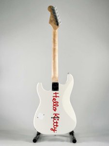 Squier Hello Kitty White Stratocaster with Gig Bag