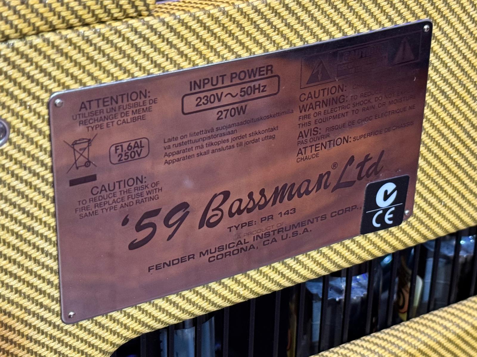 FENDER BASSMAN '59 USATO