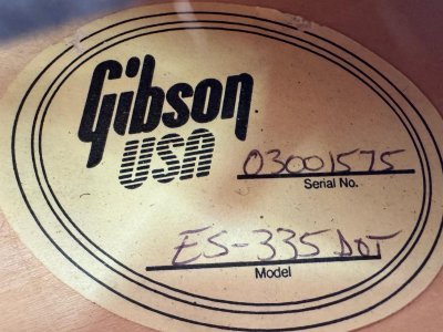 GIBSON ES 335 DOT BIGSBY USATA