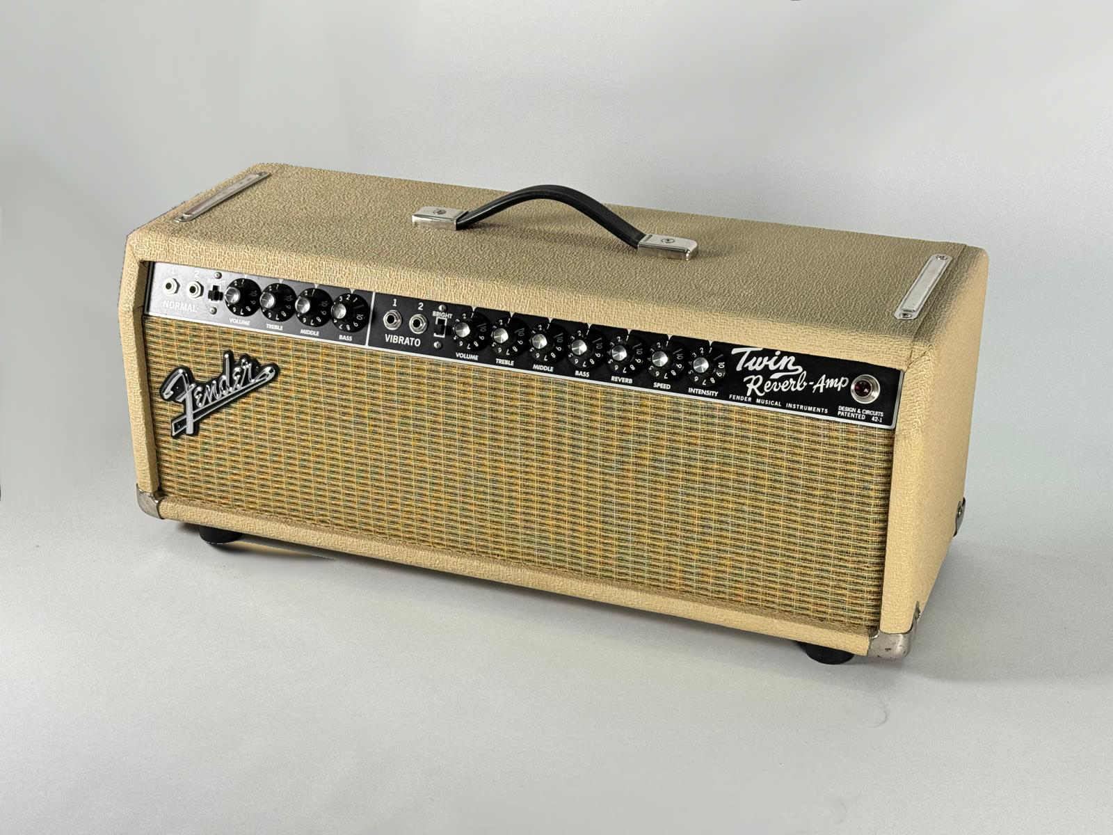 Fender Twin Reverb Testata Blonde Usata