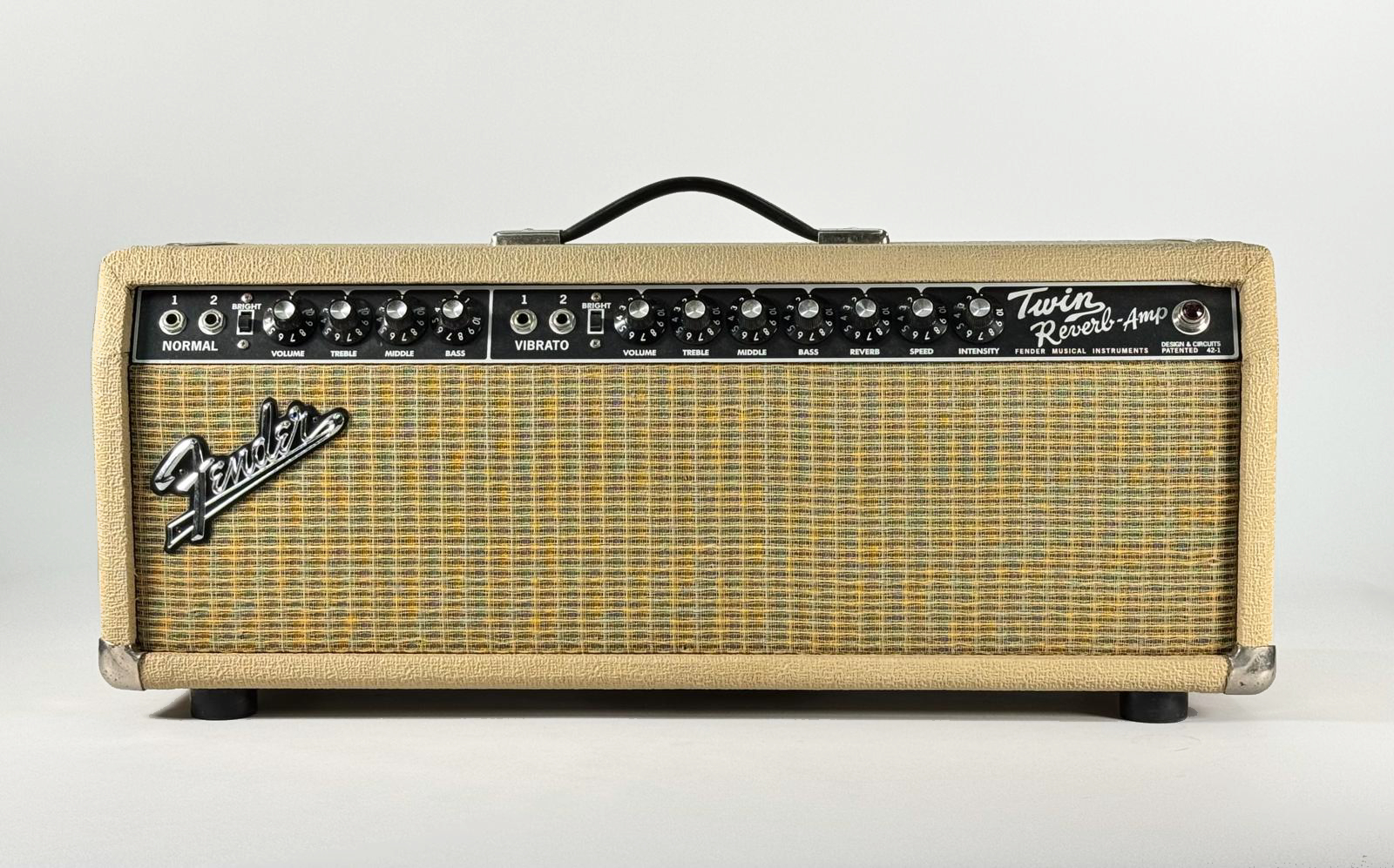 Fender Twin Reverb Testata Blonde Usata