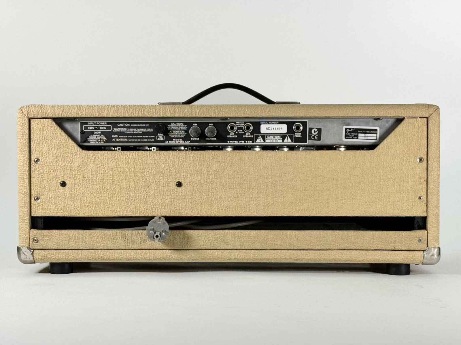 Fender Twin Reverb Testata Blonde Usata