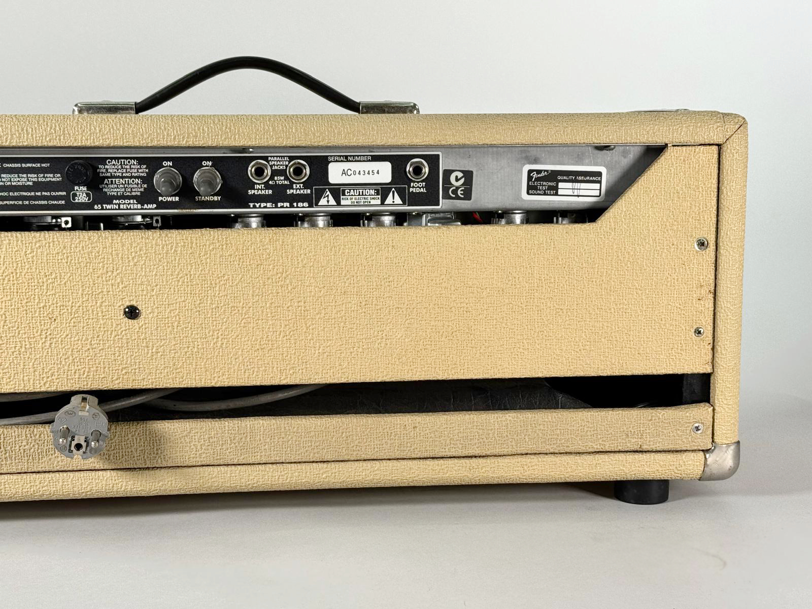 Fender Twin Reverb Testata Blonde Usata