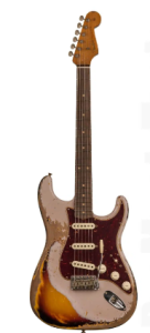 Fender Custom Shop Ltd Stratocaster Heavy Relic Dirty Shell Pink 3Color Sunburst