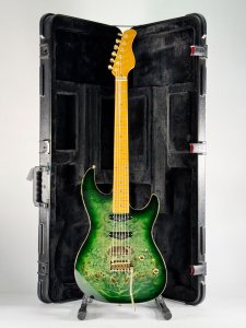 Sire guitars S10 hss trans green